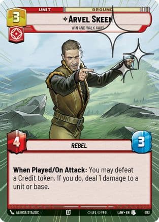 Arvel Skeen - Win and Walk Away (Hyperspace Foil) — A Lawless Time