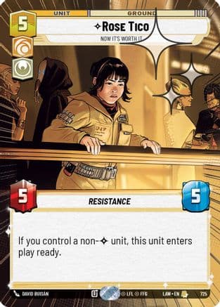 Rose Tico - Now It's Worth It (Hyperspace Foil) — A Lawless Time