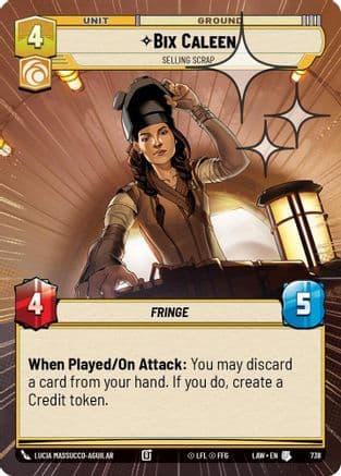 Bix Caleen - Selling Scrap (Hyperspace Foil) — A Lawless Time