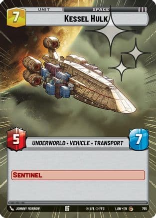 Kessel Hulk (Hyperspace Foil) — A Lawless Time Star Wars: Unlimited card by Johnny Morrow