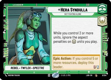 Hera Syndulla - Not Fighting Alone — A Lawless Time