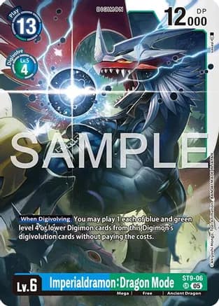Imperialdramon: Dragon Mode - ST9-06 (Reprint) — Advanced Booster Digimon Generation