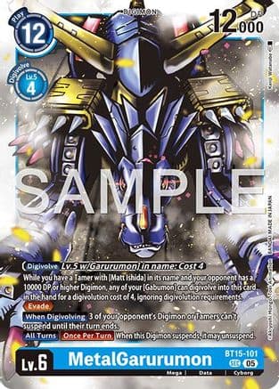 MetalGarurumon (Reprint) — Advanced Booster Digimon Generation