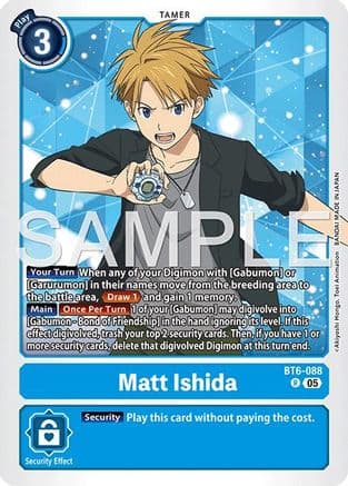 Matt Ishida (Reprint) — Advanced Booster Digimon Generation