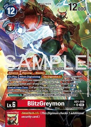 BlitzGreymon (Alternate Art) — Advanced Booster Digimon Generation
