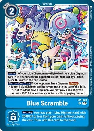 Blue Scramble (Reprint) — Advanced Booster Digimon Generation