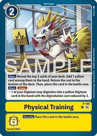 Physical Training (Reprint) — Advanced Booster Digimon Generation