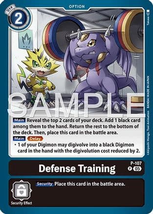 Defense Training (Reprint) — Advanced Booster Digimon Generation