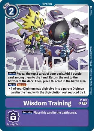 Wisdom Training (Reprint) — Advanced Booster Digimon Generation