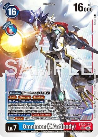 Omnimon (X Antibody) (Reprint) — Advanced Booster Digimon Generation