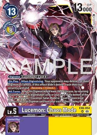 Lucemon: Chaos Mode (Reprint) — Advanced Booster Digimon Generation