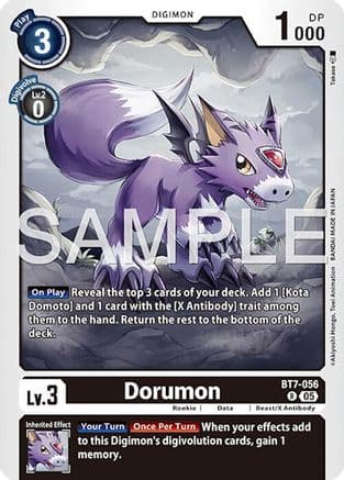Dorumon (Reprint) — Advanced Booster Digimon Generation