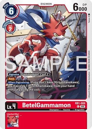 BetelGammamon - RB1-008 (Reprint) — Advanced Booster Digimon Generation