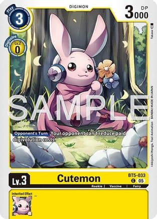 Cutemon (Reprint) — Advanced Booster Digimon Generation