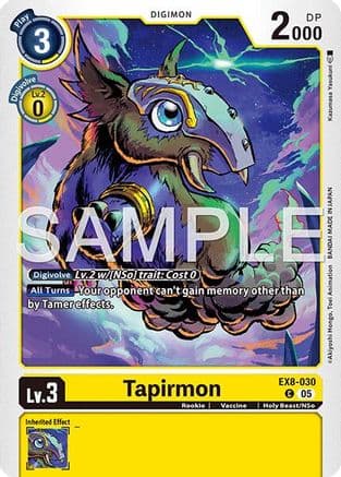 Tapirmon (Reprint) — Advanced Booster Digimon Generation