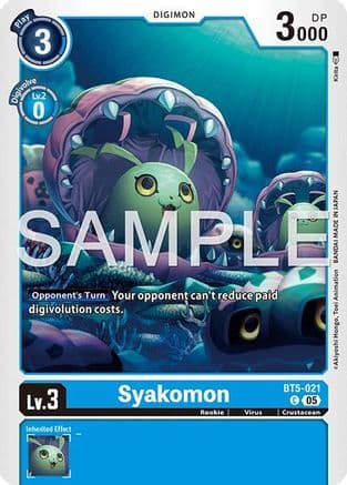 Syakomon (Reprint) — Advanced Booster Digimon Generation