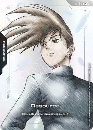 Resource (RP-028) (Mobile Suit Gundam Wing) — Promotional Resource Tokens