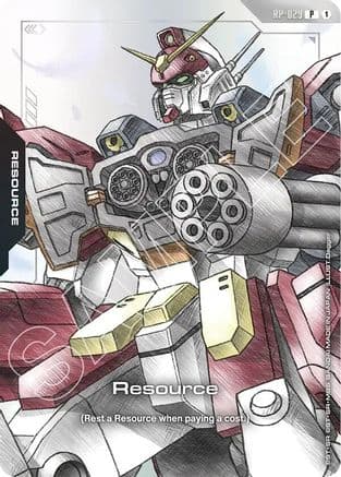 Resource (RP-029) (Mobile Suit Gundam Wing) — Promotional Resource Tokens