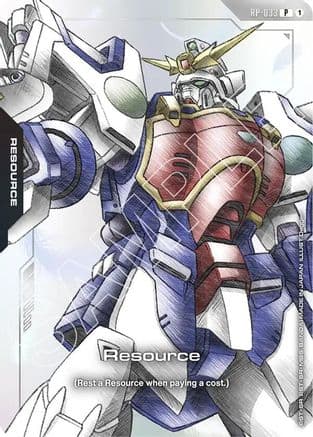 Resource (RP-033) (Mobile Suit Gundam Wing) — Promotional Resource Tokens