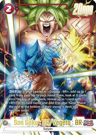 Son Goku : BR/Vegeta : BR (Alternate Art) — Dual Evolution