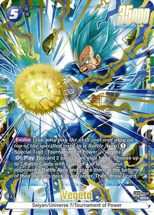 Vegeta - FB09-045 (Alternate Art) — Dual Evolution