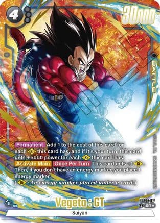 Vegeta : GT - FB09-117 (Alternate Art) — Dual Evolution