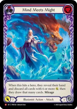 Mind Meets Might (Red) (Extended Art) — Compendium of Rathe