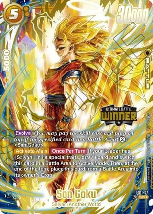 Son Goku - FS11-07 (Ultimate Battle 2026 Vol.1 Winner) — Tournament and Championship Promos