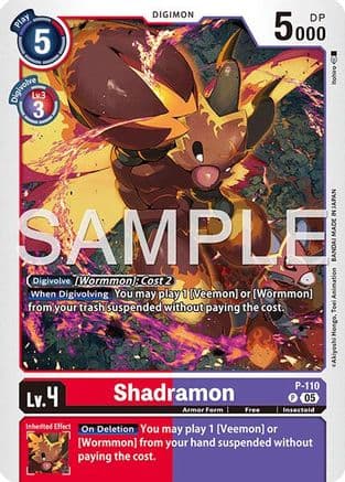 Shadramon - P-110 (Reprint) — Advanced Booster Digimon Generation