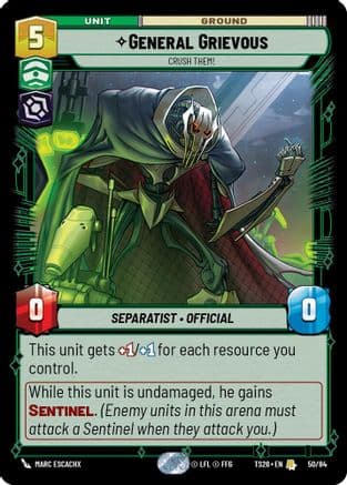 General Grievous - Crush Them! — Twin Suns