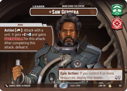 Saw Gerrera - Bring Down the Empire (Showcase) — A Lawless Time