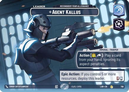 Agent Kallus - Reconsider Your Allegiance (Showcase) — A Lawless Time