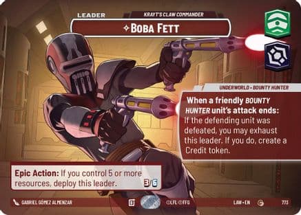 Boba Fett - Krayt's Claw Commander (Showcase) — A Lawless Time