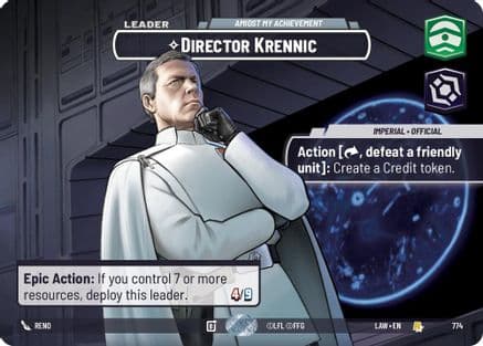 Director Krennic - Amidst My Achievement (Showcase) — A Lawless Time