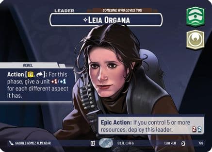 Leia Organa - Someone Who Loves You (Showcase) — A Lawless Time