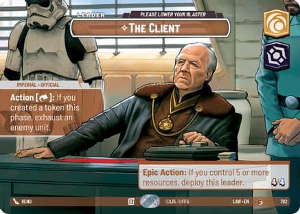 The Client - Please Lower Your Blaster (Showcase) — A Lawless Time