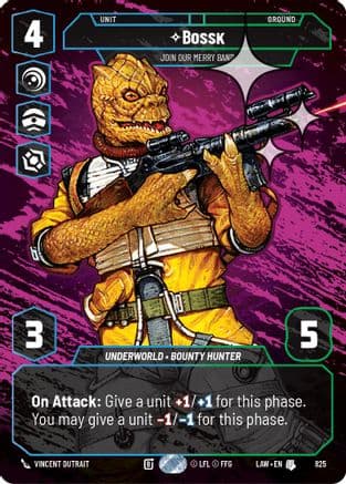 Bossk - Join Our Merry Band (Prestige Foil) — A Lawless Time