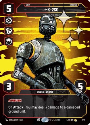 K-2S0 - Locking the Vault (Prestige Foil) — A Lawless Time