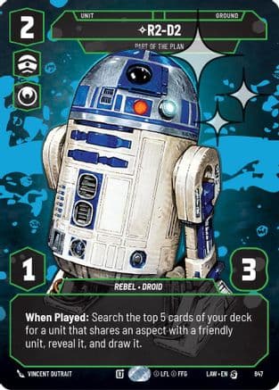 R2-D2 - Part of the Plan (Prestige Foil) — A Lawless Time