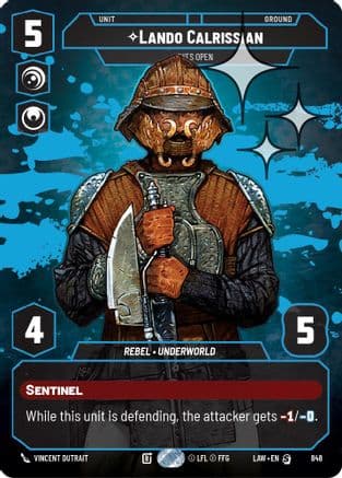 Lando Calrissian - Eyes Open (Prestige Foil) — A Lawless Time