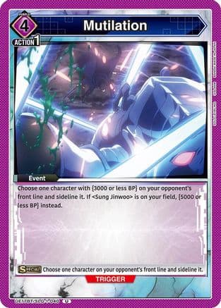 Mutilation — UE17BT: SOLO LEVELING