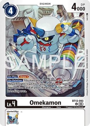 Omekamon - BT13-093 (Reprint) — Advanced Booster Digimon Generation