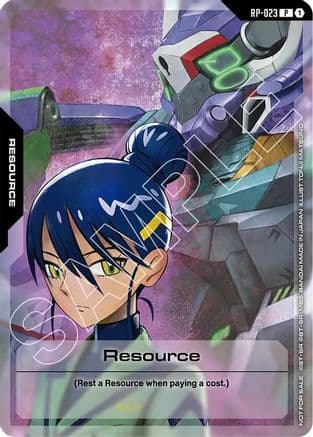 Resource (RP-023) (Mobile Suit Gundam GQuuuuuuX) — Promotional Resource Tokens