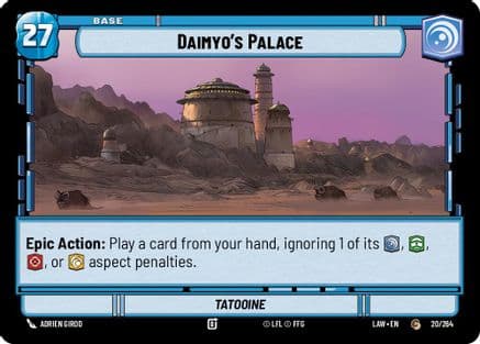 Daimyo's Palace // Experience — A Lawless Time