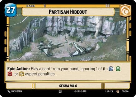 Partisan Hideout // Experience — A Lawless Time