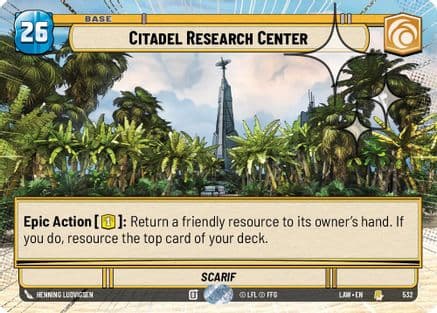 Citadel Research Center (Hyperspace Foil) — A Lawless Time