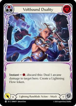 Voltbound Duality (Red) — Omens of the Third Age