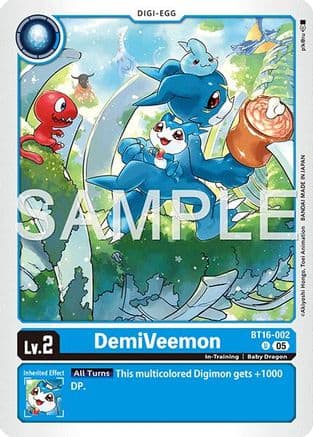 DemiVeemon - BT16-002 (Reprint) — Advanced Booster Digimon Generation