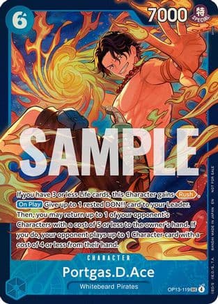 Portgas.D.Ace (119) (Store Treasure Cup 2026) — One Piece Promotion Cards