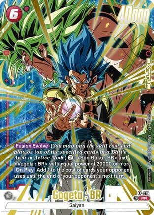 Gogeta : BR (2nd Anniversary Pack) — Fusion World Promotion Cards and Packs